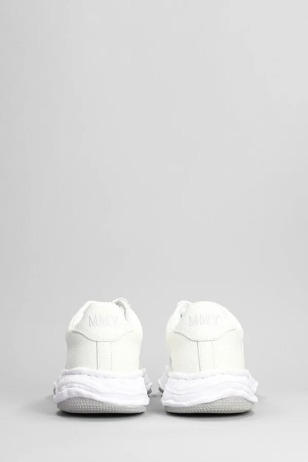 Wayne Sneakers In White Leather - Image 4