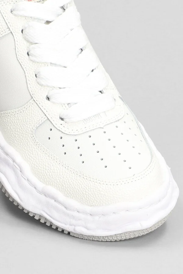 Wayne Sneakers In White Leather - Image 5