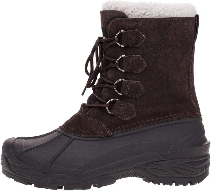 Weatherproof Mens Snow Boots with Lace Closure All-Weather Insulated Winter Boots Built for Comfort