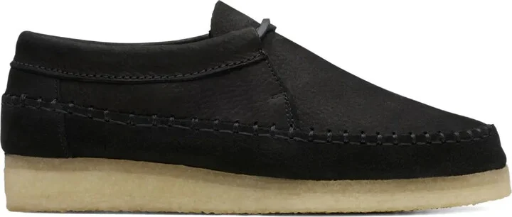 Weaver Tie "Black Suede" Derby shoes