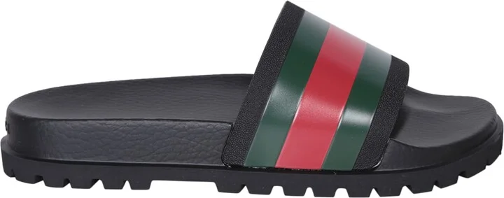 Web Black Sandals