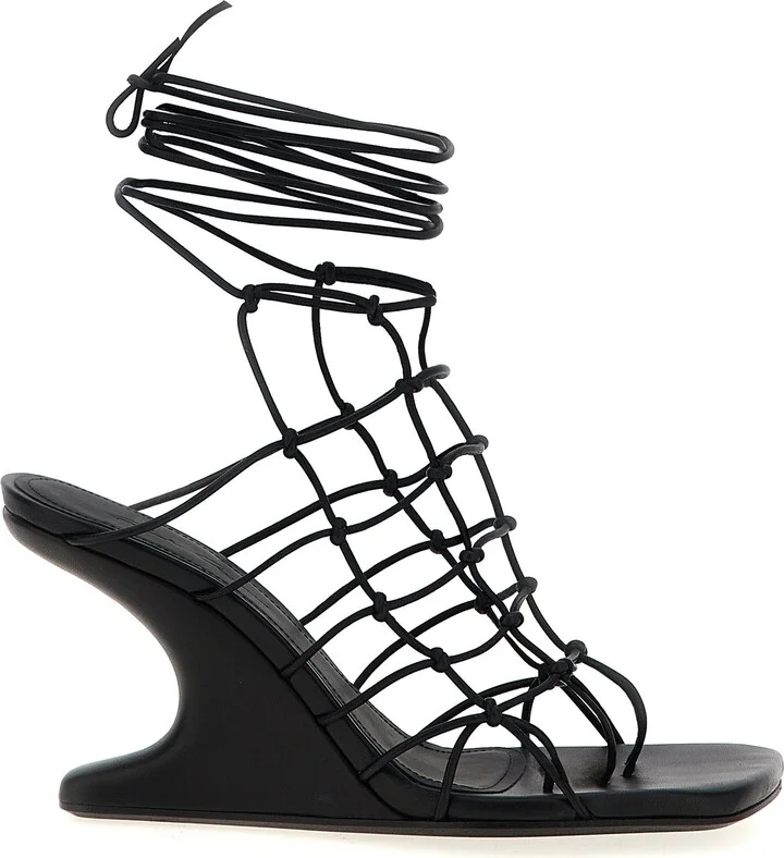 Web Cantilever Sandals Black