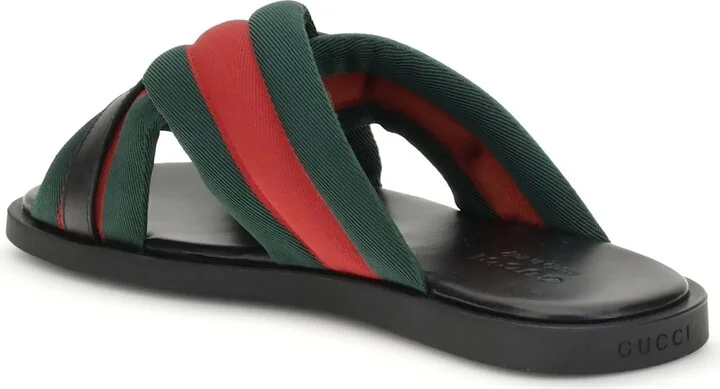 Web Sandals With Interlocking Gg - Image 3