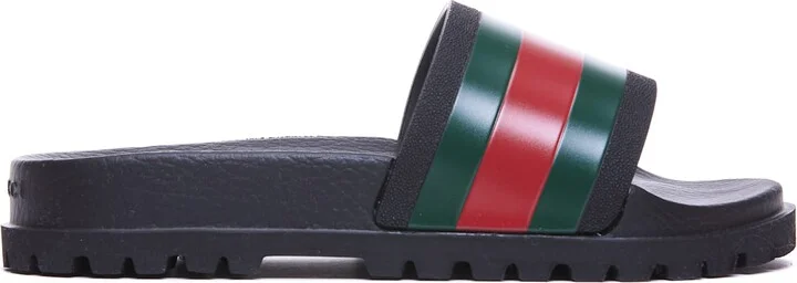 Web Slide Sandals