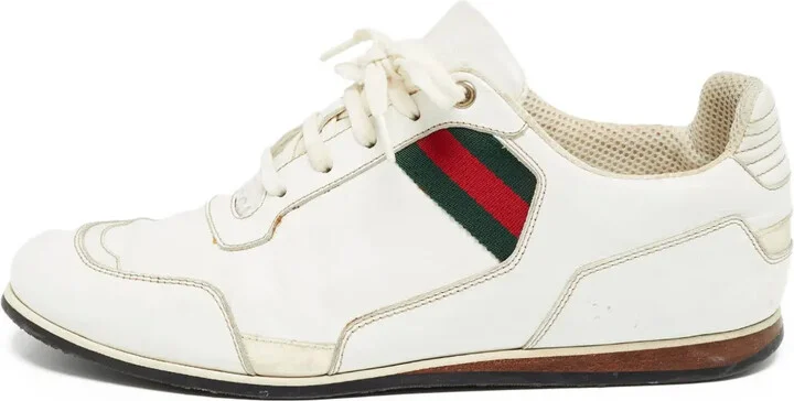 Web-stripe sneakers