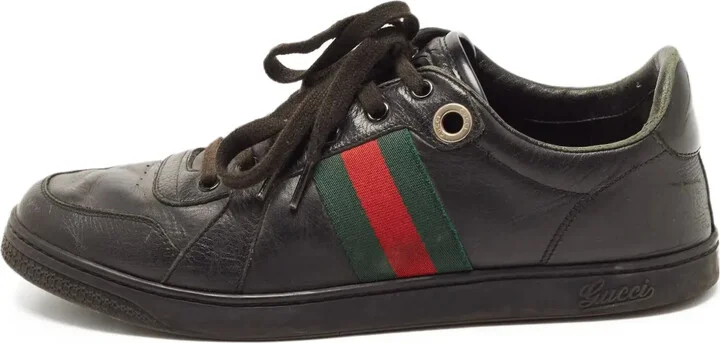 Web-stripe sneakers