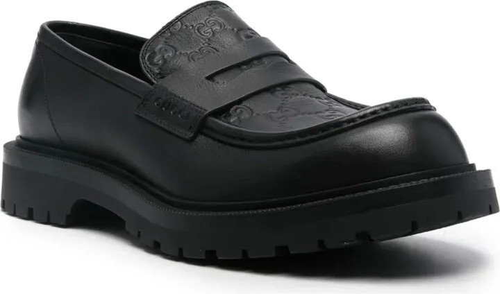 Web-stripe trim loafers - Image 2
