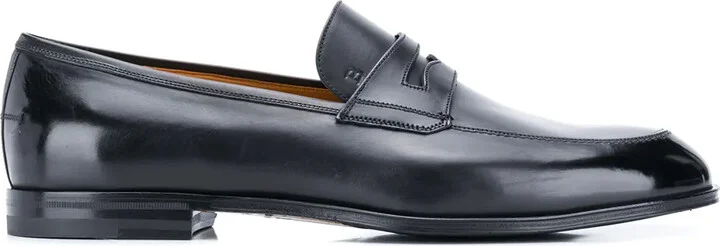 Webb Men's Calf Leather Penny Loafer In Black