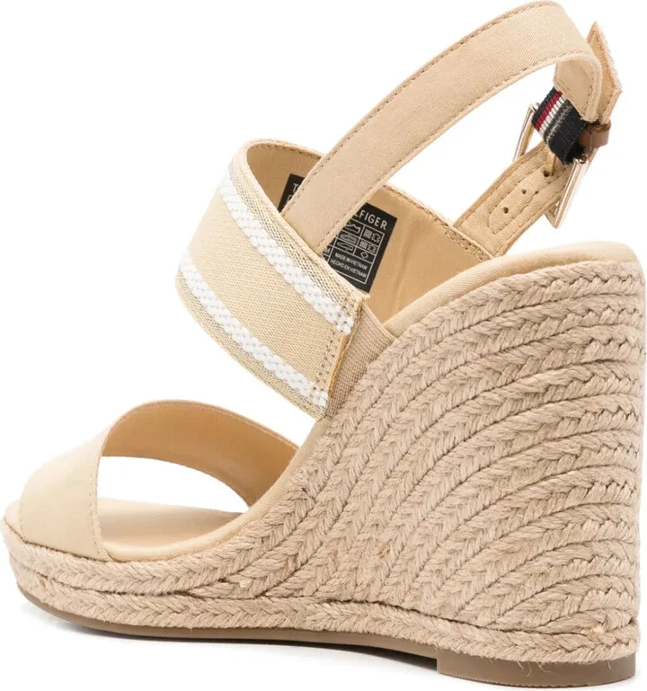 Webbing 105mm wedge espadrilles - Image 3