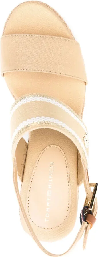 Webbing 105mm wedge espadrilles - Image 4