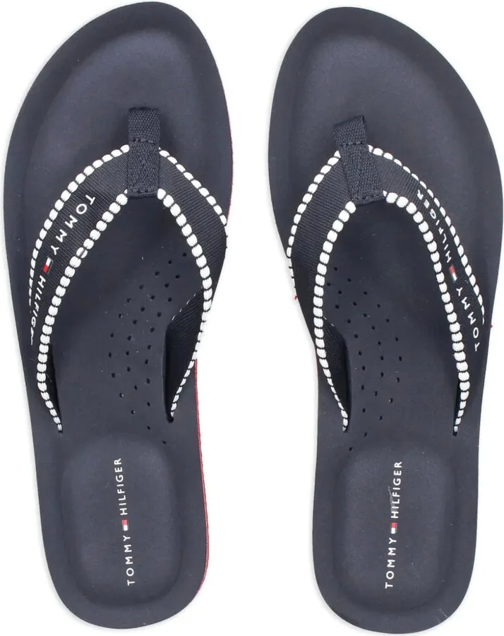 Webbing logo-print flip-flops - Image 4