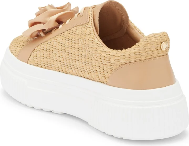 Weber Raffia Platform Sneaker - Image 2