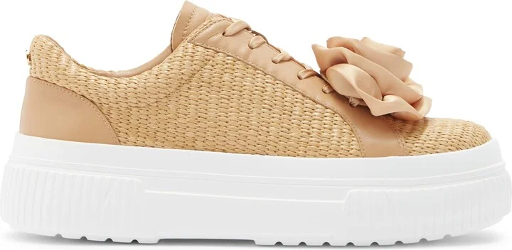 Weber Raffia Platform Sneaker - Image 4
