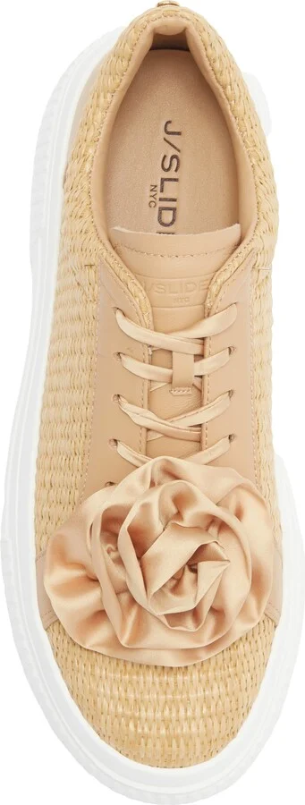 Weber Raffia Platform Sneaker - Image 5