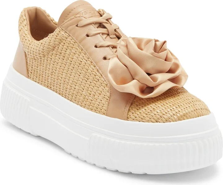 Weber Raffia Platform Sneaker