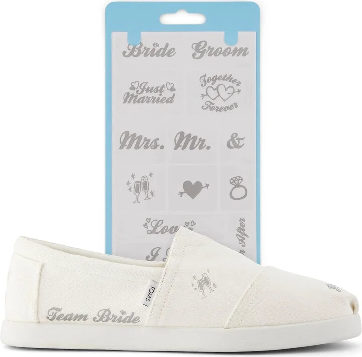 Wedding Couple Shoe Tattoos 2 Pack