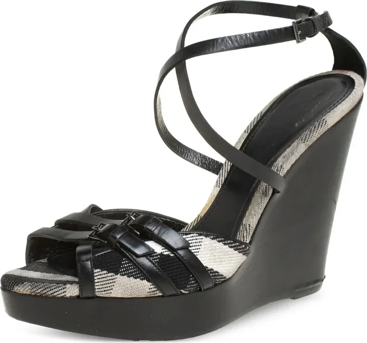 Wedge Buckled Sandals - Image 2