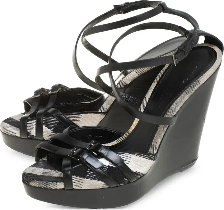 Wedge Buckled Sandals - Image 3