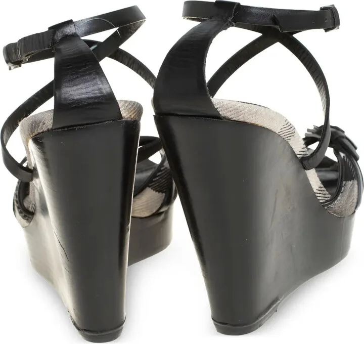 Wedge Buckled Sandals - Image 4