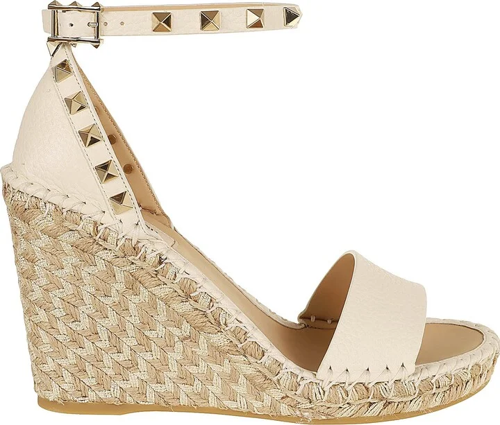 Wedge Espadrillas Rockstud Double T. 15/105