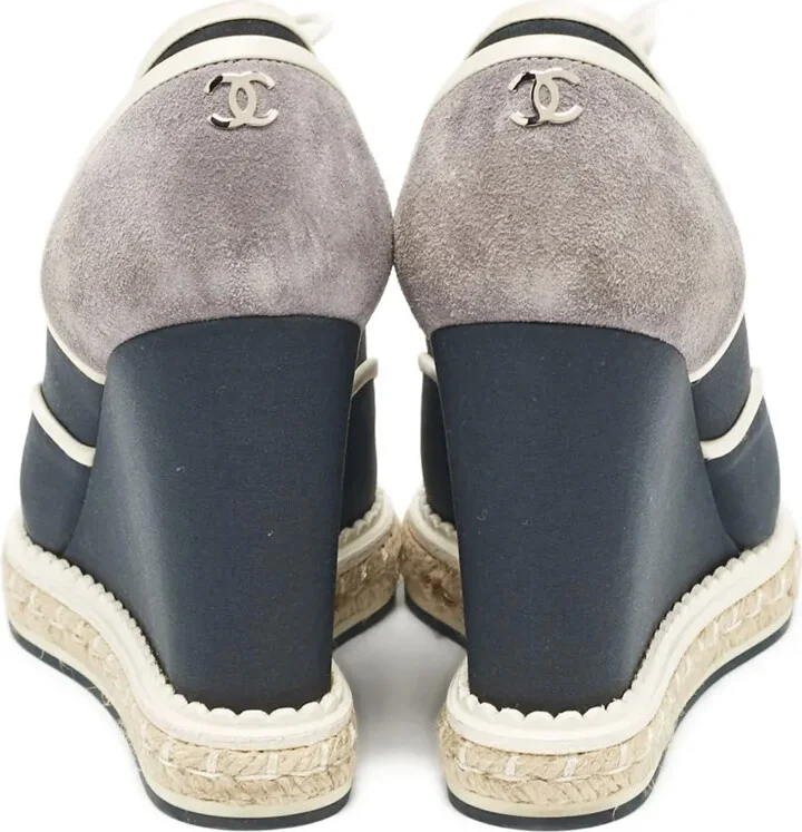 Wedge-Heel Lace-Up Sneakers - Image 3