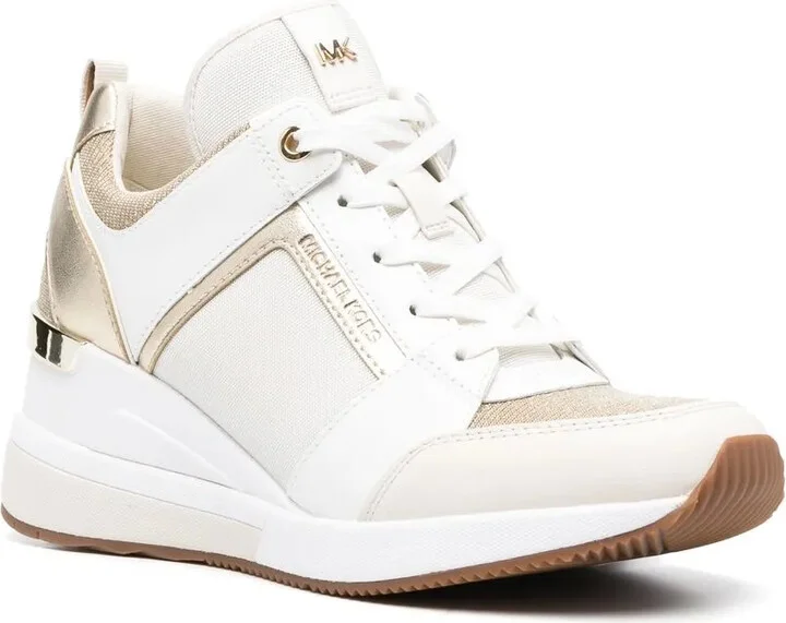Wedge-Heel Lace-Up Sneakers - Image 2