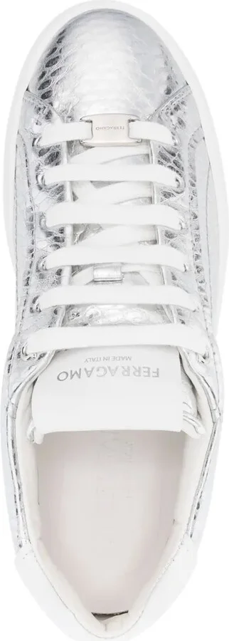 Wedge metallic plaftorm sneakers - Image 4