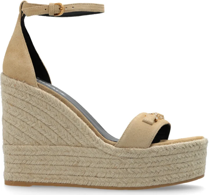 Wedge Sandals, , - Beige