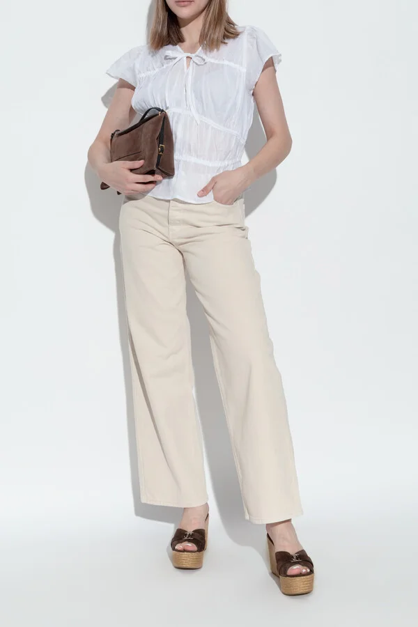 Wedge Sandals "Leda", , - Brown - Image 2
