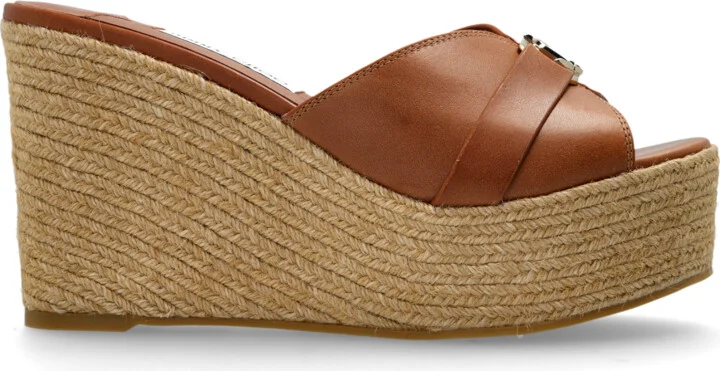 Wedge Sandals "Leda", , - Brown