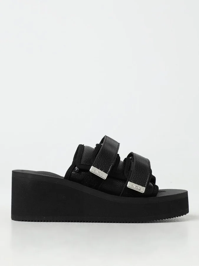 Wedge Shoes SUICOKE Woman color Black