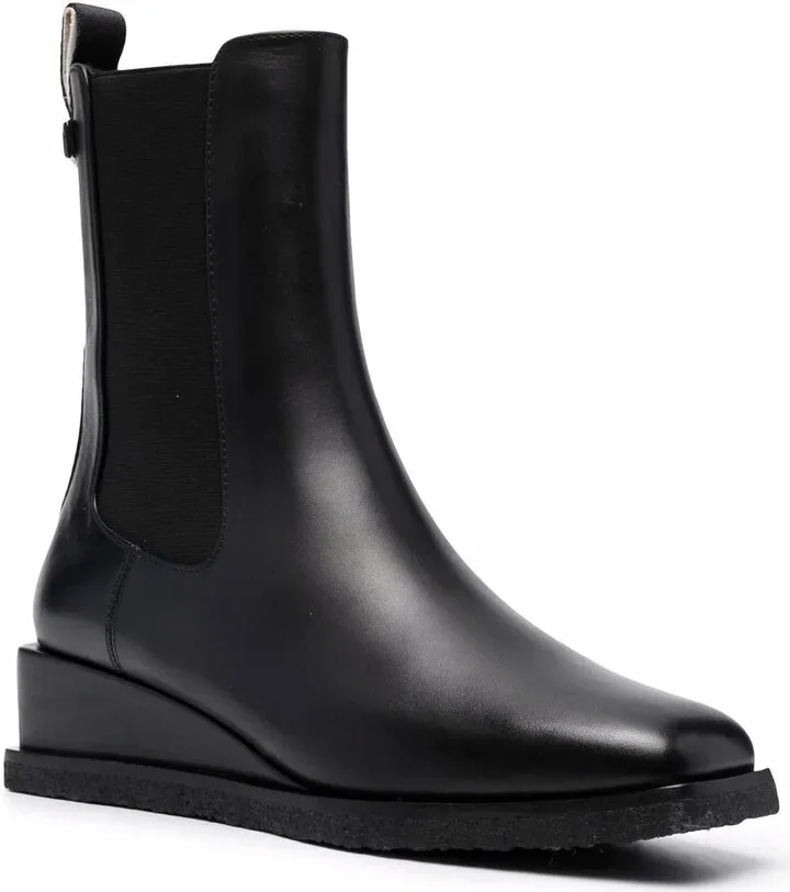 Wedge-Sole Ankle Boots - Image 2