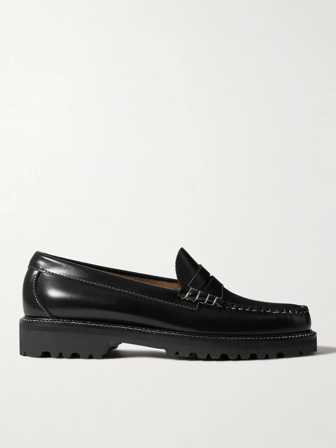 Weejun 90 Larson Polished-Leather Penny Loafers