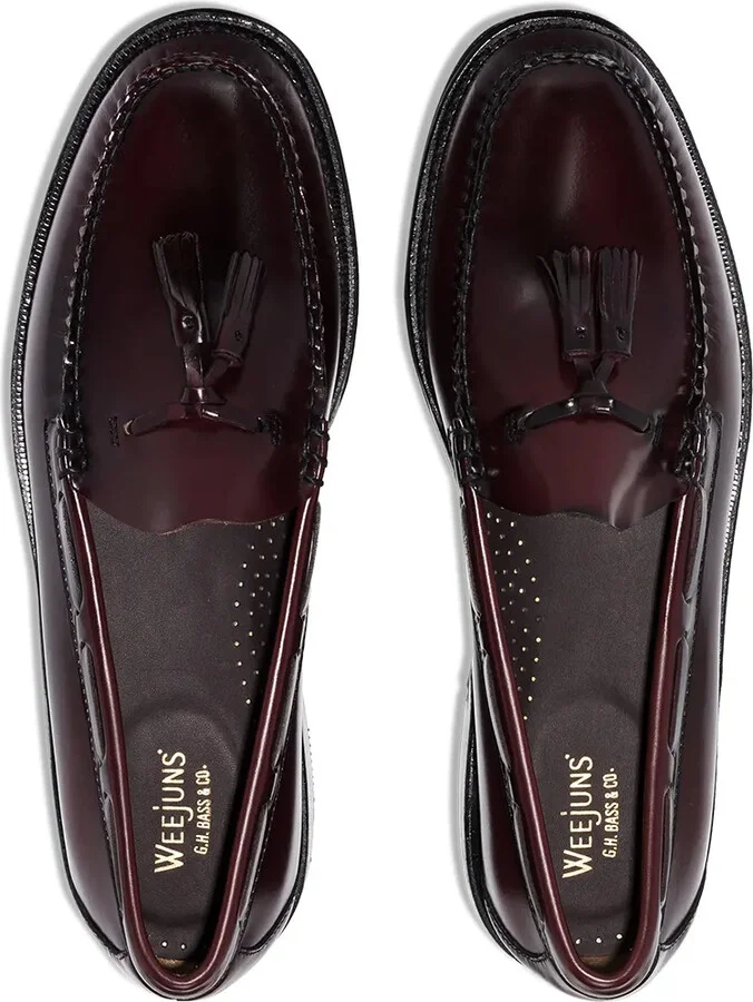 Weejun Larkin tassel-trimmed leather loafers - Image 4