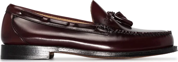 Weejun Larkin tassel-trimmed leather loafers
