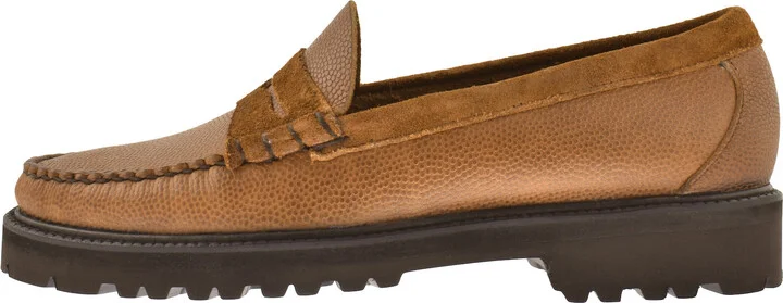 Weejun Larson Leather Loafers Mid Brown