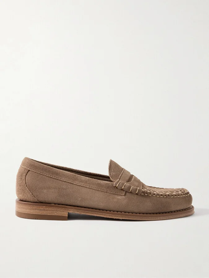 Weejuns Heritage Larson Woven Suede Penny Loafers