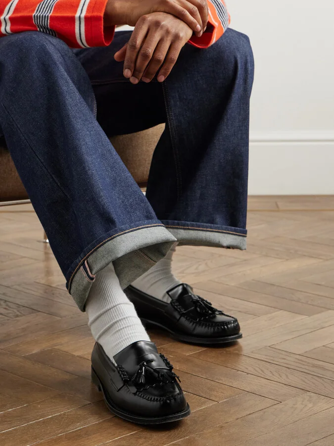 Weejuns Layton Kiltie Moc II Leather Tasselled Loafers - Image 2