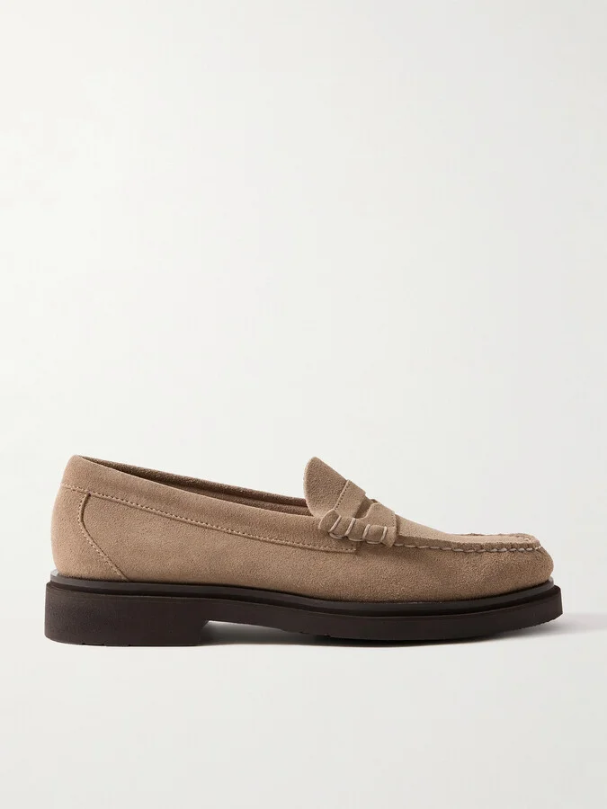 Weejuns Step Larson Suede Penny Loafers
