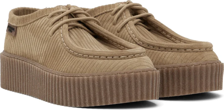 Weekend Max Mara Beige Kapok Derbys - Image 4