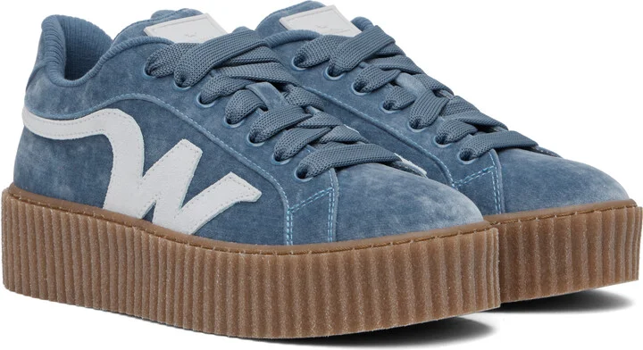 Weekend Max Mara Blue Dedalo Sneakers - Image 4