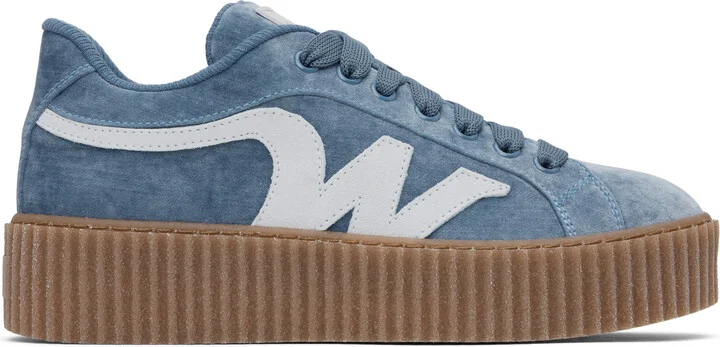 Weekend Max Mara Blue Dedalo Sneakers