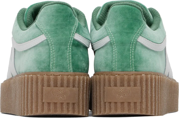 Weekend Max Mara Green Dedalo Sneakers - Image 2
