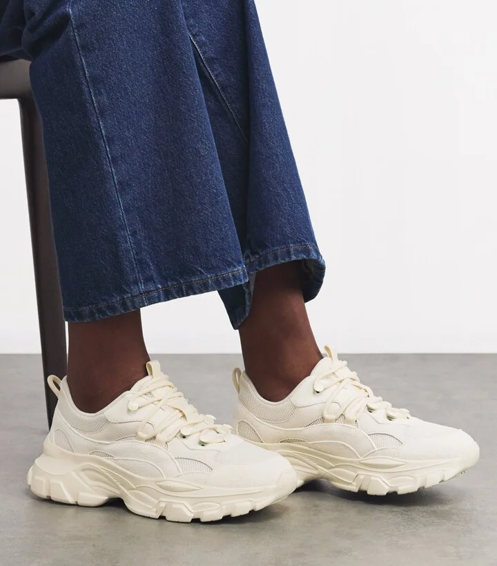 Weekend Max Mara Leather Low-Top Sneakers - Image 2