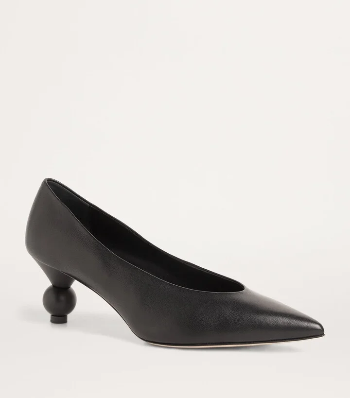Weekend Max Mara Leather Renza Pumps 65 - Image 4