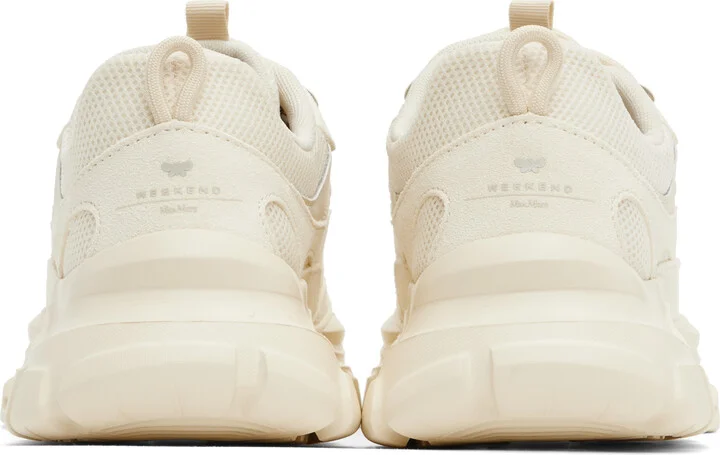 Weekend Max Mara Off-White Bebbio Sneakers - Image 2