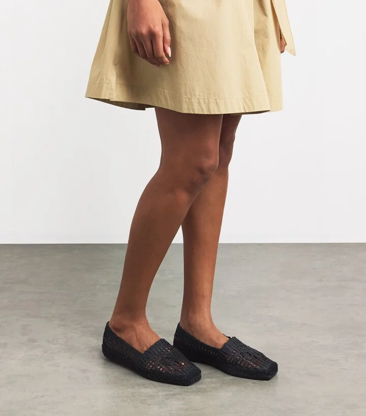 Weekend Max Mara Raffia-Effect Espadrilles - Image 2