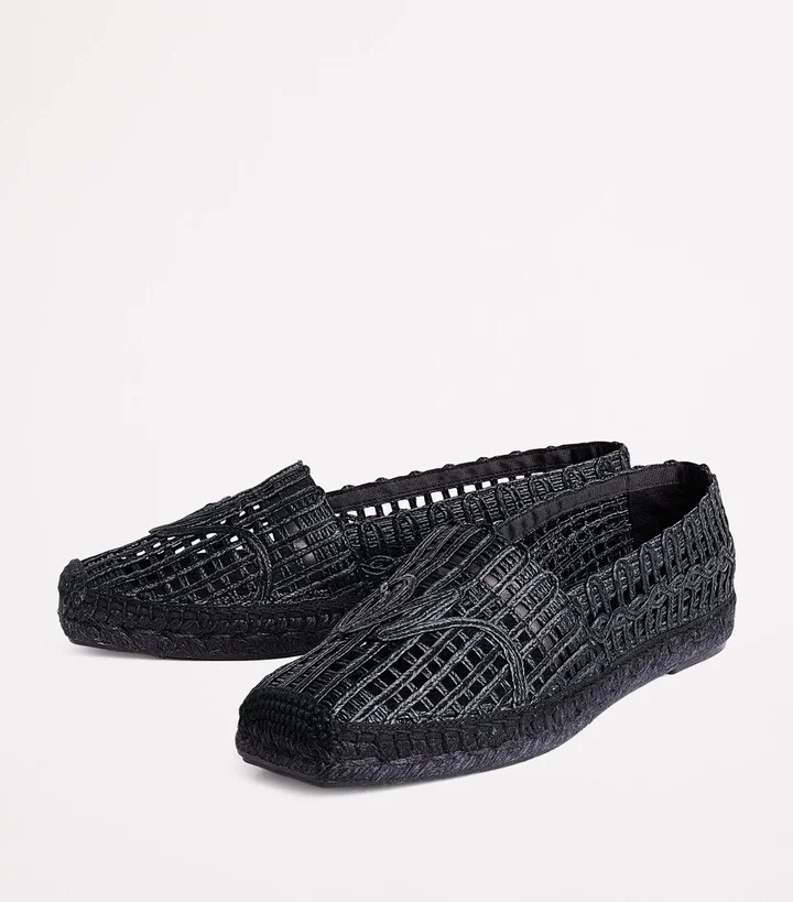 Weekend Max Mara Raffia-Effect Espadrilles - Image 3