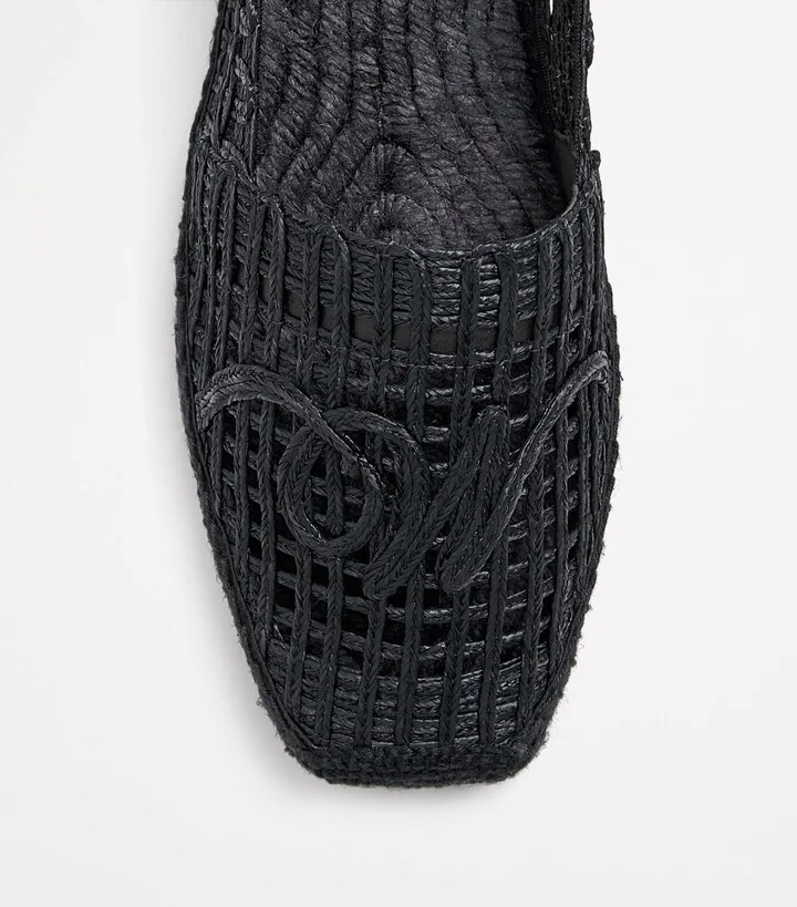 Weekend Max Mara Raffia-Effect Espadrilles - Image 5