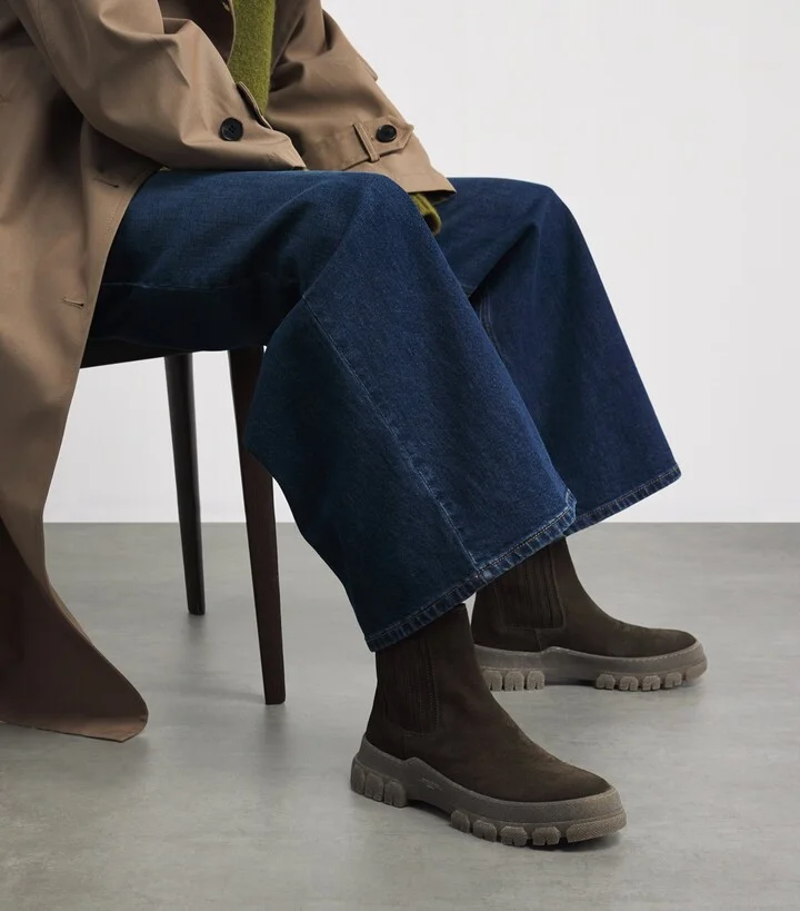Weekend Max Mara Suede Chelsea Boots - Image 2